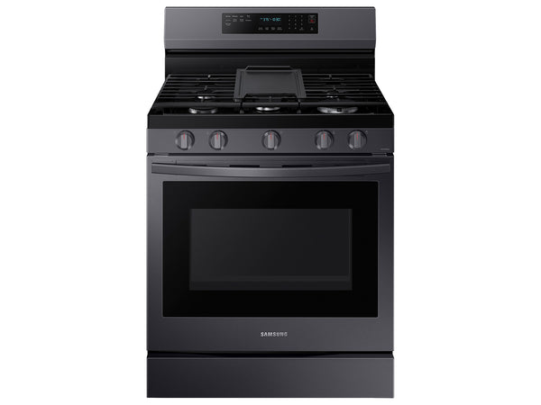 6.0 cu. ft. Smart Freestanding Gas Range with No-Preheat Air Fry and Convection+ in Black Stainless Steel