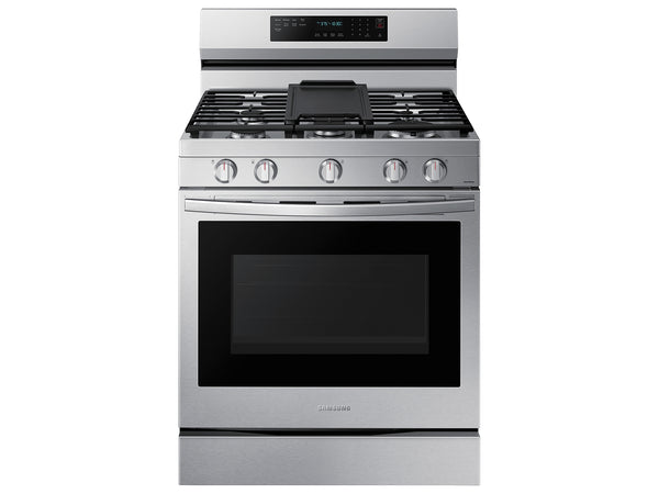 6.0 cu. ft. Smart Freestanding Gas Range with No-Preheat Air Fry, Convection+ & Stainless Cooktop in Stainless Steel