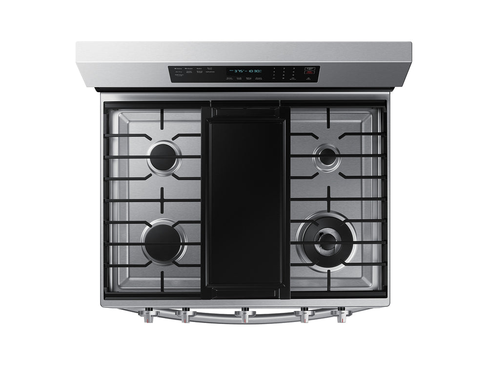 6.0 cu. ft. Smart Freestanding Gas Range with No-Preheat Air Fry, Convection+ & Stainless Cooktop in Stainless Steel