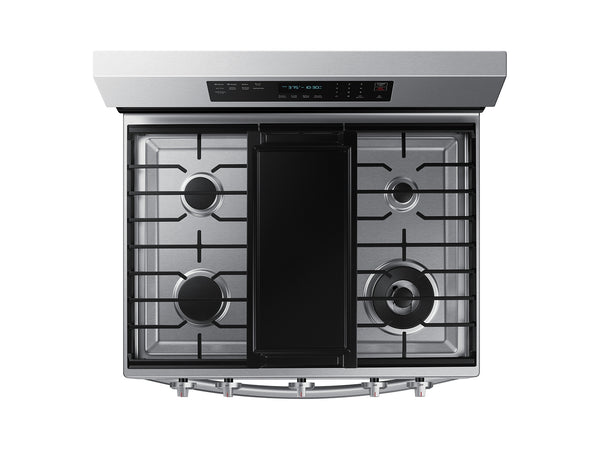 6.0 cu. ft. Smart Freestanding Gas Range with No-Preheat Air Fry, Convection+ & Stainless Cooktop in Stainless Steel