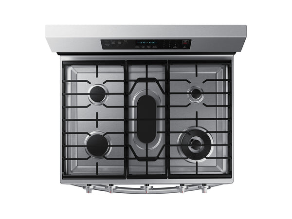 6.0 cu. ft. Smart Freestanding Gas Range with No-Preheat Air Fry, Convection+ & Stainless Cooktop in Stainless Steel