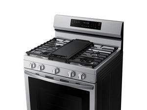 6.0 cu. ft. Smart Freestanding Gas Range with No-Preheat Air Fry, Convection+ & Stainless Cooktop in Stainless Steel