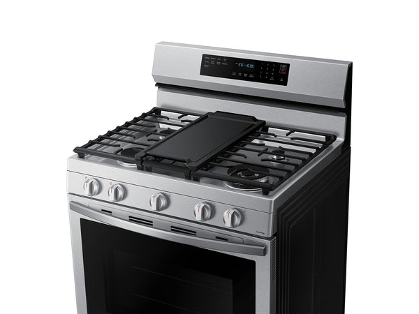 6.0 cu. ft. Smart Freestanding Gas Range with No-Preheat Air Fry, Convection+ & Stainless Cooktop in Stainless Steel