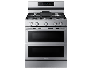 6.0 cu. ft. Smart Freestanding Gas Range with Flex Duo™, Stainless Cooktop & Air Fry in Stainless Steel