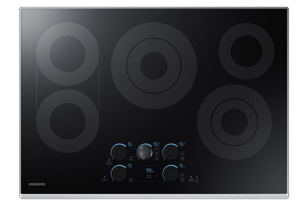 30" Smart Electric Cooktop with Sync Elements in Stainless Steel