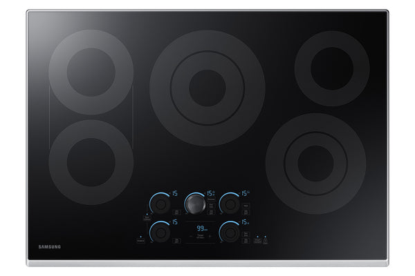 30" Smart Electric Cooktop with Sync Elements in Stainless Steel
