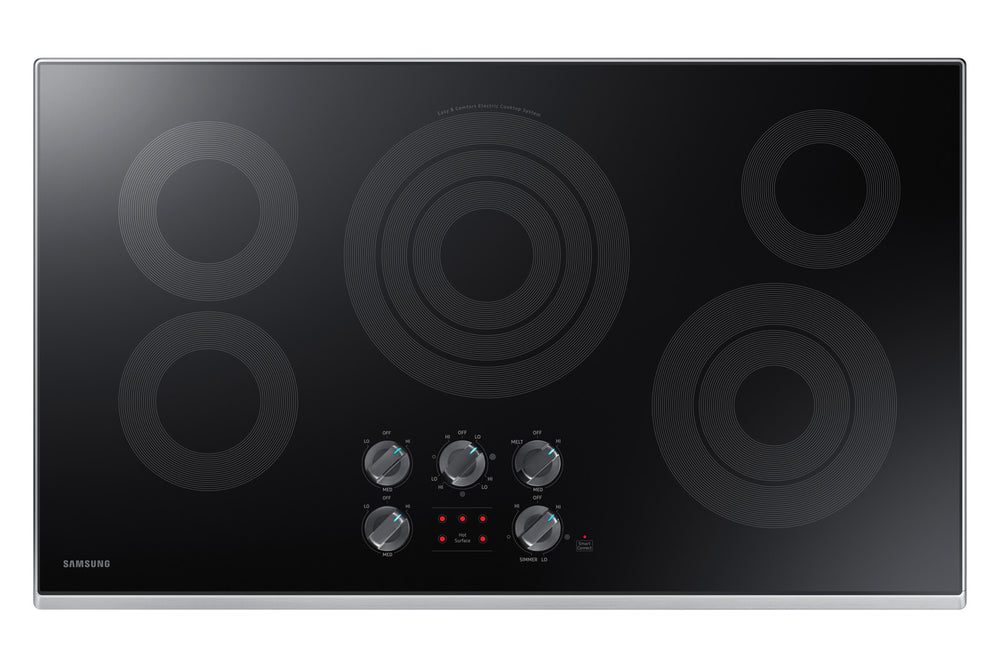 36" Smart Electric Cooktop in Stainless Steel