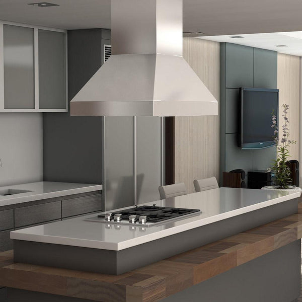 ZLINE 30 in.  Island Mount Range Hood in Stainless Steel (597i-30)