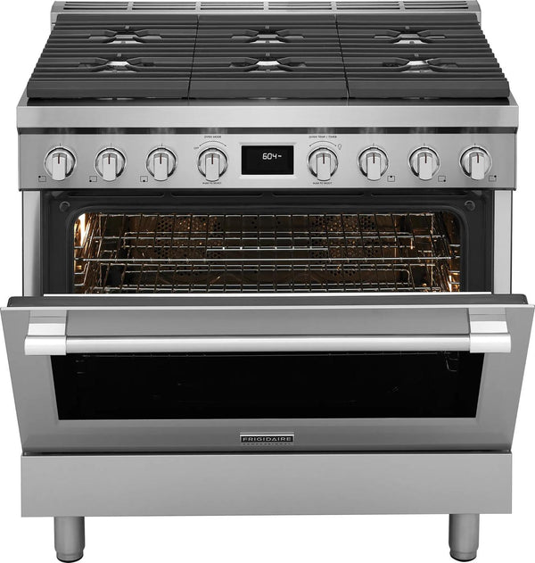 36" Dual-Fuel Freestanding Range