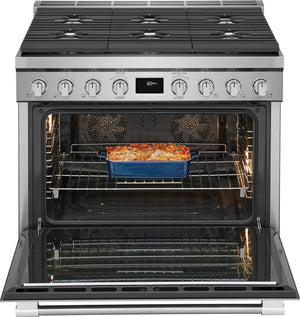 36" Dual-Fuel Freestanding Range