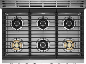 36" Dual-Fuel Freestanding Range