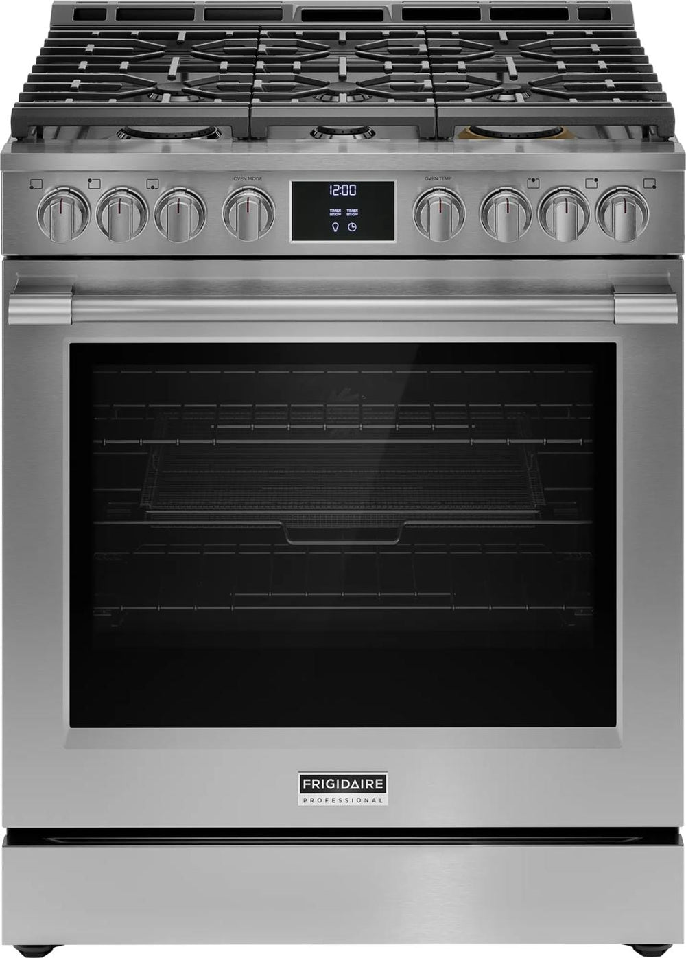 30" Gas Range with No Preheat and Air Fry