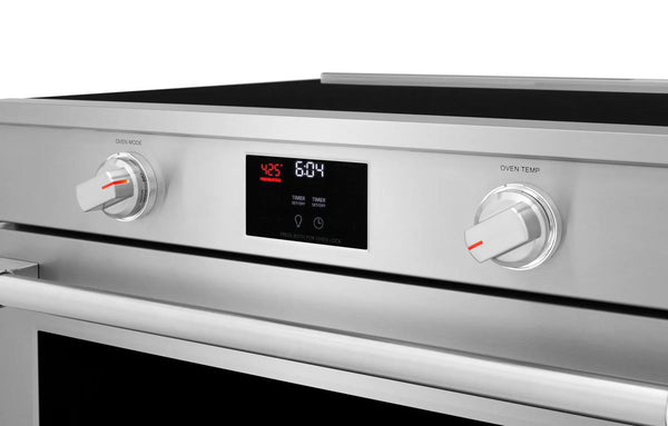 30" Induction Range with Total Convection
