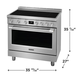 36" Induction Freestanding Range