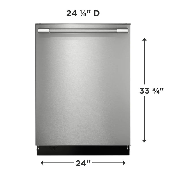 24" Stainless Steel Tub Dishwasher with CleanBoost™ and Adaptive Quick Wash