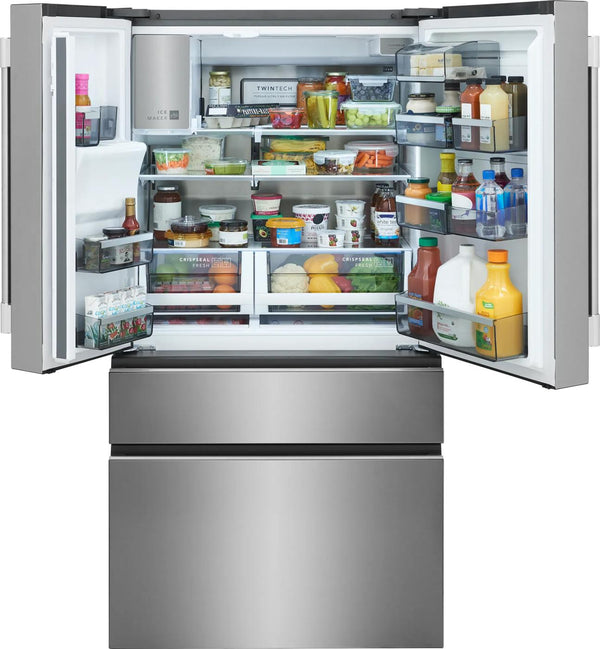 22 Cu. Ft. Counter-Depth 4-Door French Door Refrigerator