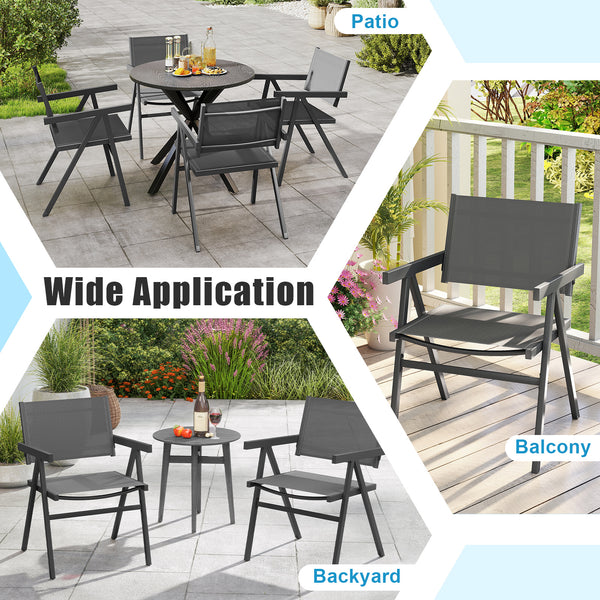 Premium breathable fabric ensures coolness and comfort<br>Fade-resistant material maintains appearance over time<br>Comfy armrests and wide seats provide excellent support<br>Tilted backrest offers unmatched back support<br>Sturdy metal frame with powder-