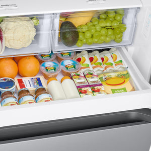 22 cu. ft. Smart 3-Door French Door Refrigerator with External Water Dispenser in Fingerprint Resistant Stainless Steel