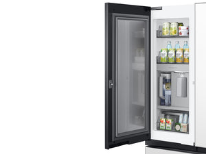 Bespoke 3-Door French Door Refrigerator (24 cu. ft.) with Beverage Center™ in White Glass