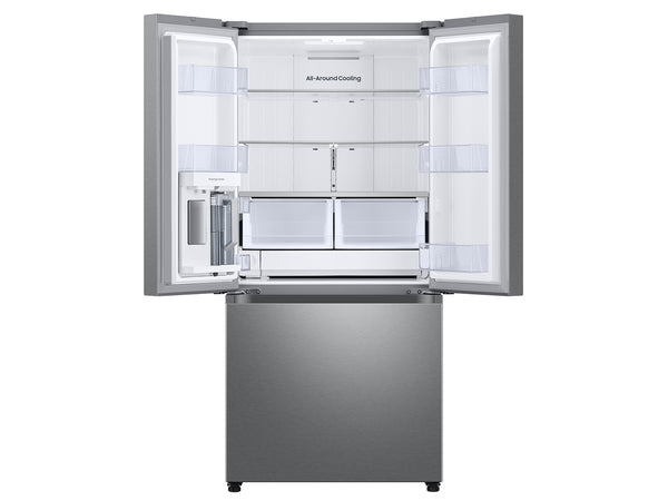 25 cu. ft. 33" 3-Door French Door Refrigerator with Beverage Center™ in Stainless Steel