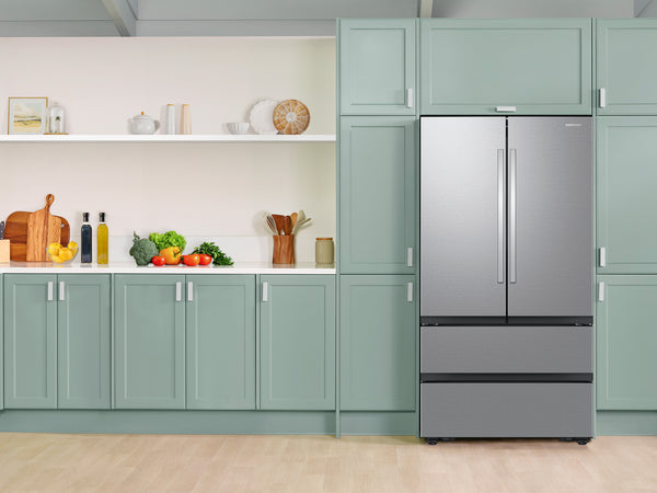 Large Capacity 4-Door French Door 31 cu. ft. Refrigerator with Internal Water Dispenser and Dual Auto Ice Maker