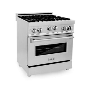 ZLINE 30" 4.0 cu. ft. Range with Gas Stove and Gas Oven in Stainless Steel (RG30)