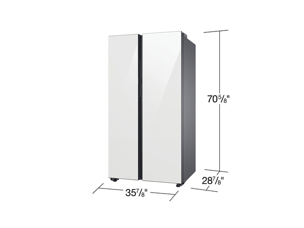 Bespoke 23 cu. ft. Smart Counter Depth Side-by-Side Refrigerator with Beverage Center