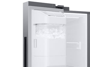 Bespoke AI 27 cu. ft. Side-by-Side Refrigerator with Sphere Ice™ & External Water & Ice Dispenser in Stainless Steel