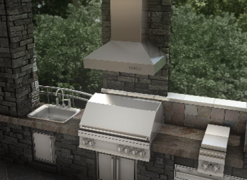 ZLINE 30" Convertible Outdoor Wall Mount Range Hood in Outdoor Approved Stainless Steel (667-304-30)