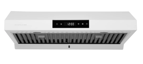 Hauslane | Chef 30-in Ducted Matte White Undercabinet Range Hood