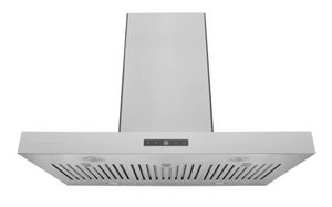 Hauslane | 36 in. Convertible Island Range Hood with Dual Controls, LED, Baffle Filter in Stainless Steel