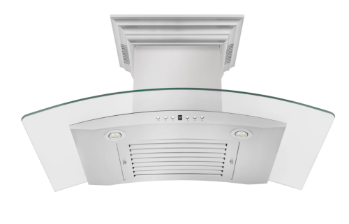 42" ZLINE CrownSound™Ducted Vent Wall Mount Range Hood in Stainless Steel with Built-in Bluetooth Speakers (KN4CRN-BT-42)