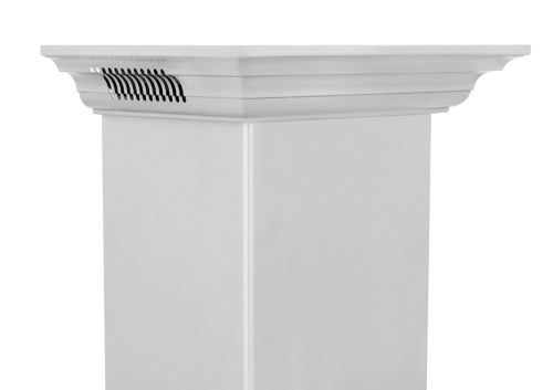 42" ZLINE CrownSound™Ducted Vent Wall Mount Range Hood in Stainless Steel with Built-in Bluetooth Speakers (KN4CRN-BT-42)