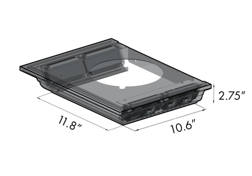 42" ZLINE CrownSound™Ducted Vent Wall Mount Range Hood in Stainless Steel with Built-in Bluetooth Speakers (KN4CRN-BT-42)