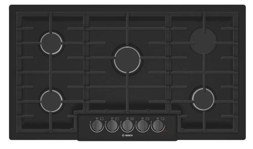 800 Series, Gas Cooktop, 36'', Black
