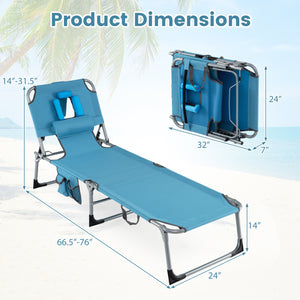4-position adjustable back customized for different postures<br>2 footrest positions with flexible joints for more coziness<br>Built-in face hole and arm holes for face-down position<br>Removable head pillow enhances the comfort of lying<br>Folding chair 