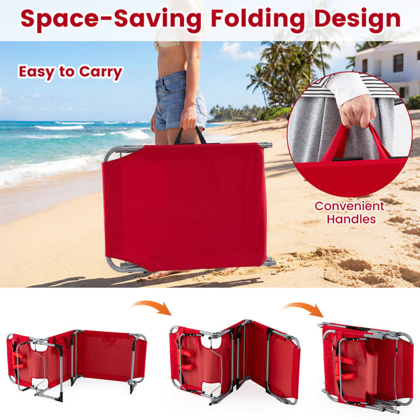 4-position adjustable back customized for different postures<br>2 footrest positions with flexible joints for more coziness<br>Built-in face hole and arm holes for face-down position<br>Removable head pillow enhances the comfort of lying<br>Folding chair 