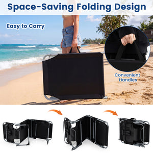 4-position adjustable back customized for different postures<br>2 footrest positions with flexible joints for more coziness<br>Built-in face hole and arm holes for face-down position<br>Removable head pillow enhances the comfort of lying<br>Folding chair 