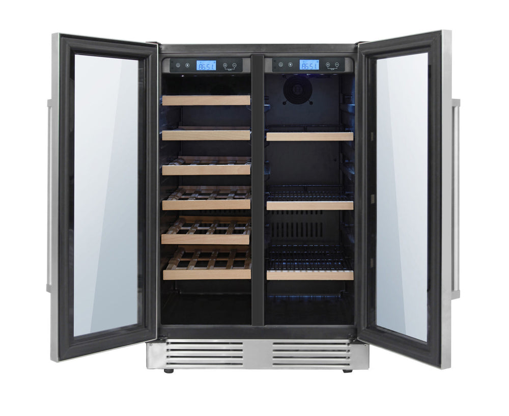 24" 21-Bottle 95 Can Beverage Center