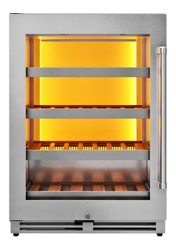 24-INCH SINGLE ZONE WINE COOLER, LEFT SWING, 45 WINE BOTTLE CAPACITY
