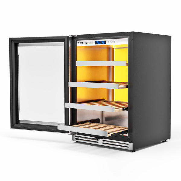 24" indoor Wine Cooler with backlight