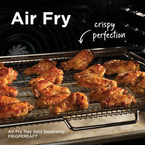 30" Rear Control Electric Range with Total Convection