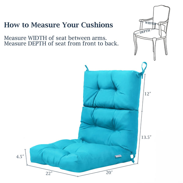 Superior sponge offers comfortable and soft sitting experience for you <br>Woven suede bedford cord provides smooth feeling and extra comfort <br>Convenient for you to suit different furniture with three-fold design <br>High quality string ties are not ea