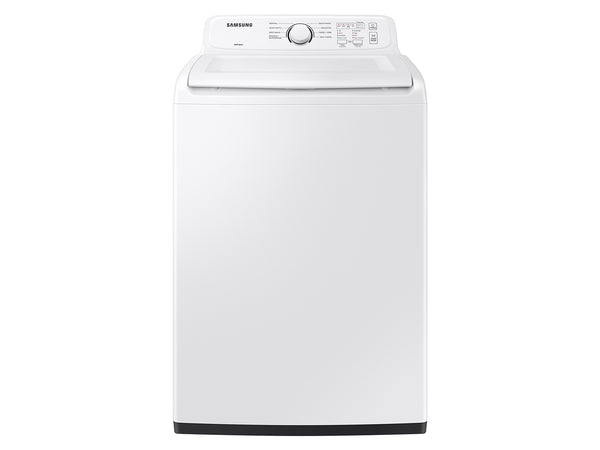 4.1 cu. ft. Capacity Top Load Washer with Soft-Close Lid and 8 Washing Cycles in White