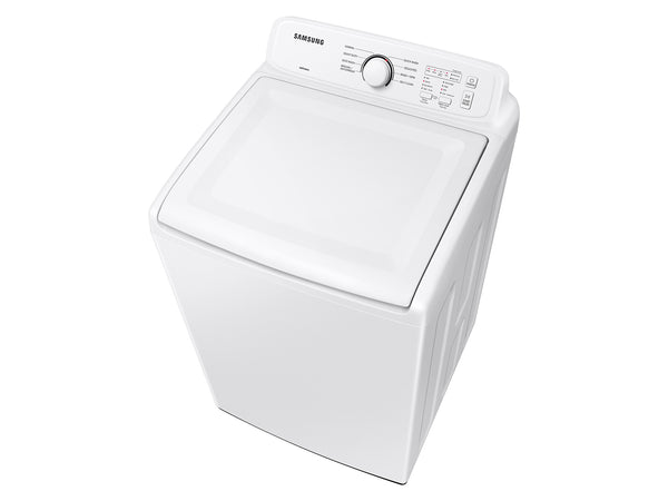 4.1 cu. ft. Capacity Top Load Washer with Soft-Close Lid and 8 Washing Cycles in White