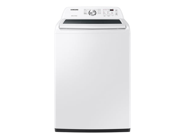 4.4 cu. ft. Top Load Washer with ActiveWave  Agitator and Soft-Close Lid in White