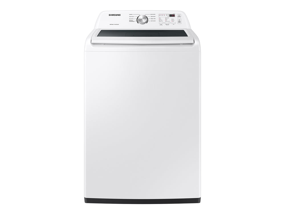 4.4 cu. ft. Top Load Washer with ActiveWave  Agitator and Soft-Close Lid in White