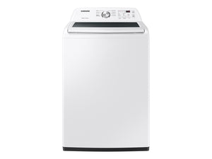 4.4 cu. ft. Top Load Washer with ActiveWave  Agitator and Soft-Close Lid in White