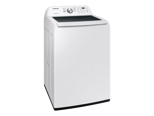 4.4 cu. ft. Top Load Washer with ActiveWave  Agitator and Soft-Close Lid in White
