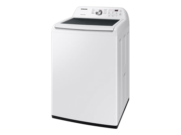 4.4 cu. ft. Top Load Washer with ActiveWave  Agitator and Soft-Close Lid in White